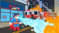 Use iconic powers like Super Strength and Heat Vision to defeat enemies in the add-on (Image via Mojang Studios)